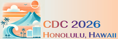 CDC 2026, Honolulu, Hawaii